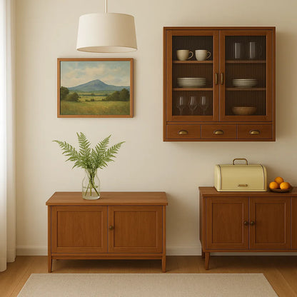 Wall Mounted Kitchen Cabinet Compact Display Organizer