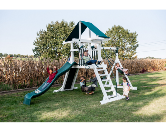 Wishing Star Vinyl Swing Set