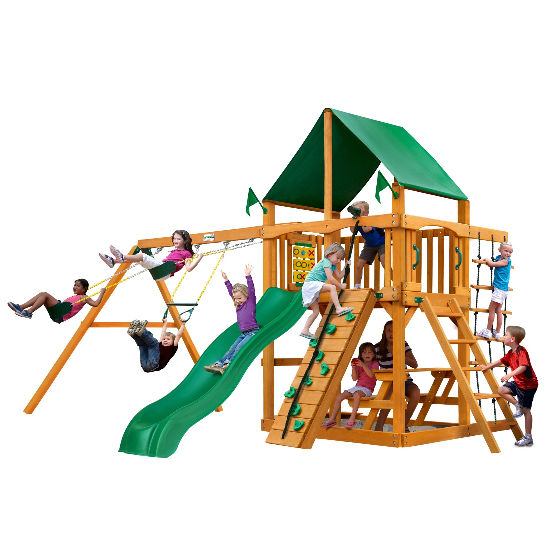MazonvintagePlaysets Chateau Swing Set