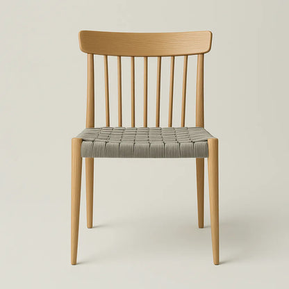 Woven Strap Dining Chair Simplicity Elevating Contemporary Dining Areas
