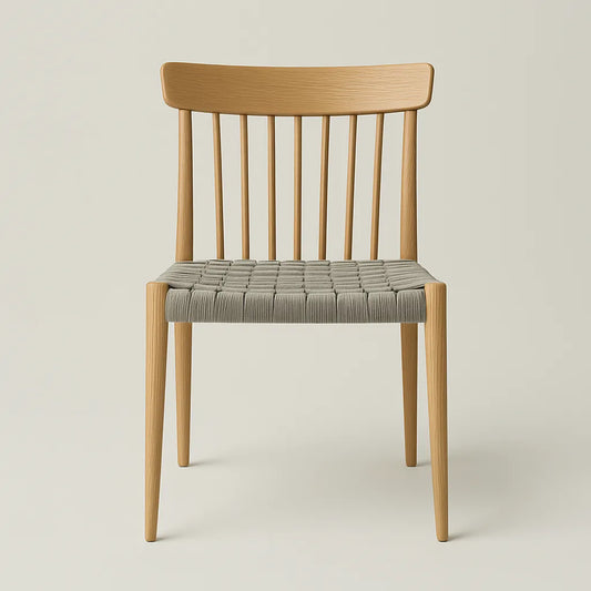 Woven Strap Dining Chair Simplicity Elevating Contemporary Dining Areas