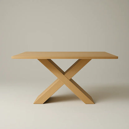 X Base Dining Table Harmony Creating Effortless Modern Dining Style