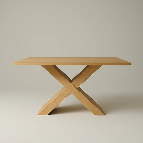 X Base Dining Table Harmony Creating Effortless Modern Dining Style