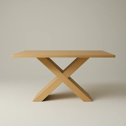 X Base Dining Table Harmony Creating Effortless Modern Dining Style